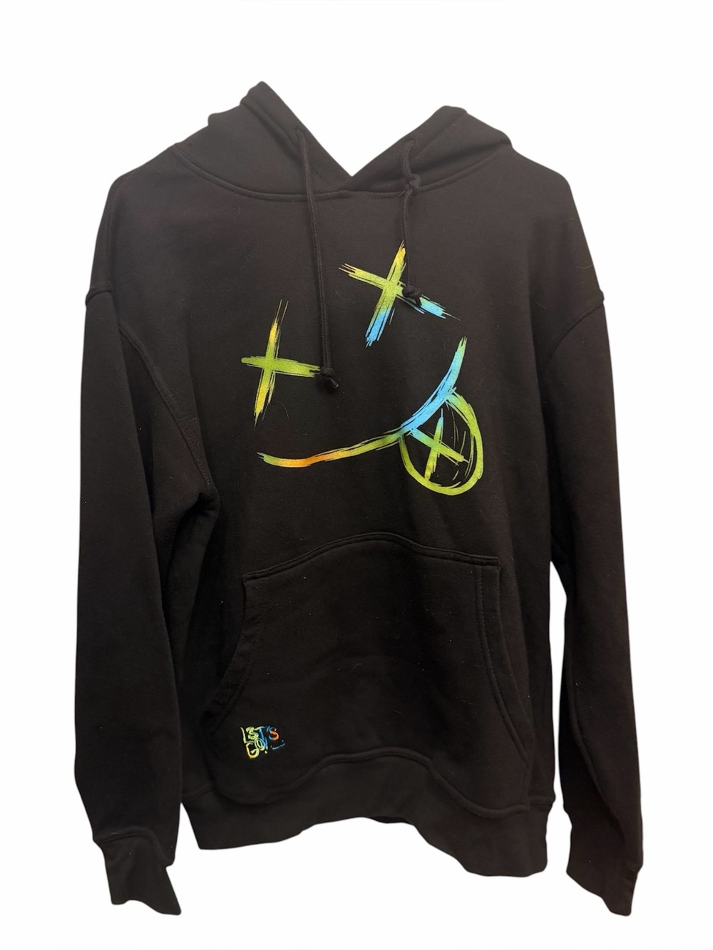 Black Graphic Smile dream branding  Hoodie